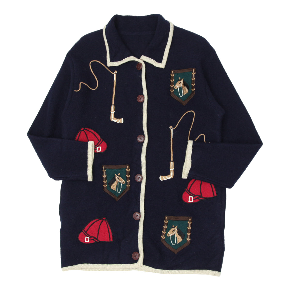 Horseshoe Long Cardigan Sweater