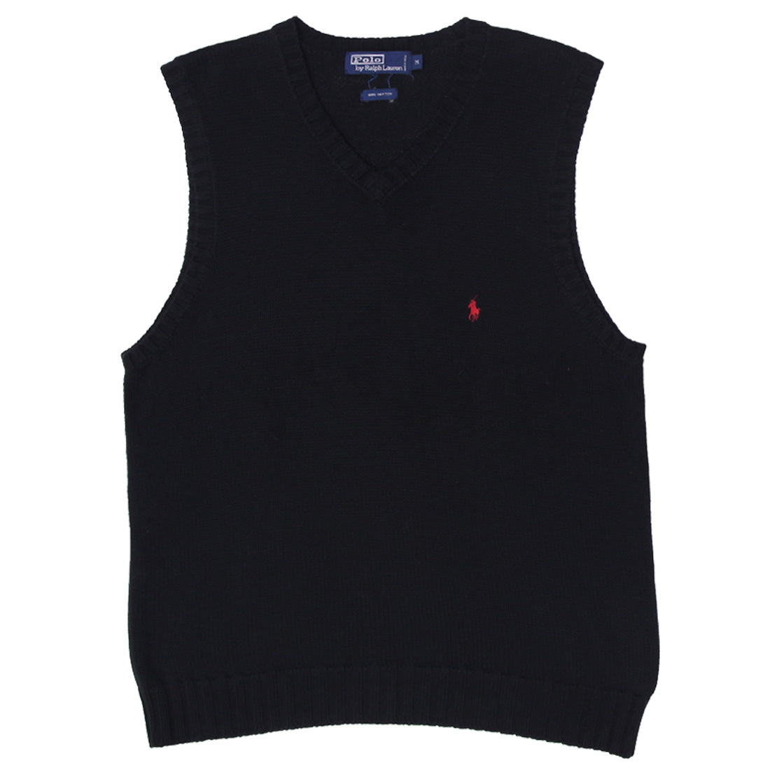 Polo by ralph lauren filling vest ラルフ　古着 Shop Vintage Polo Ralph Lauren Black Knit V-Neck Sweater Vest 100