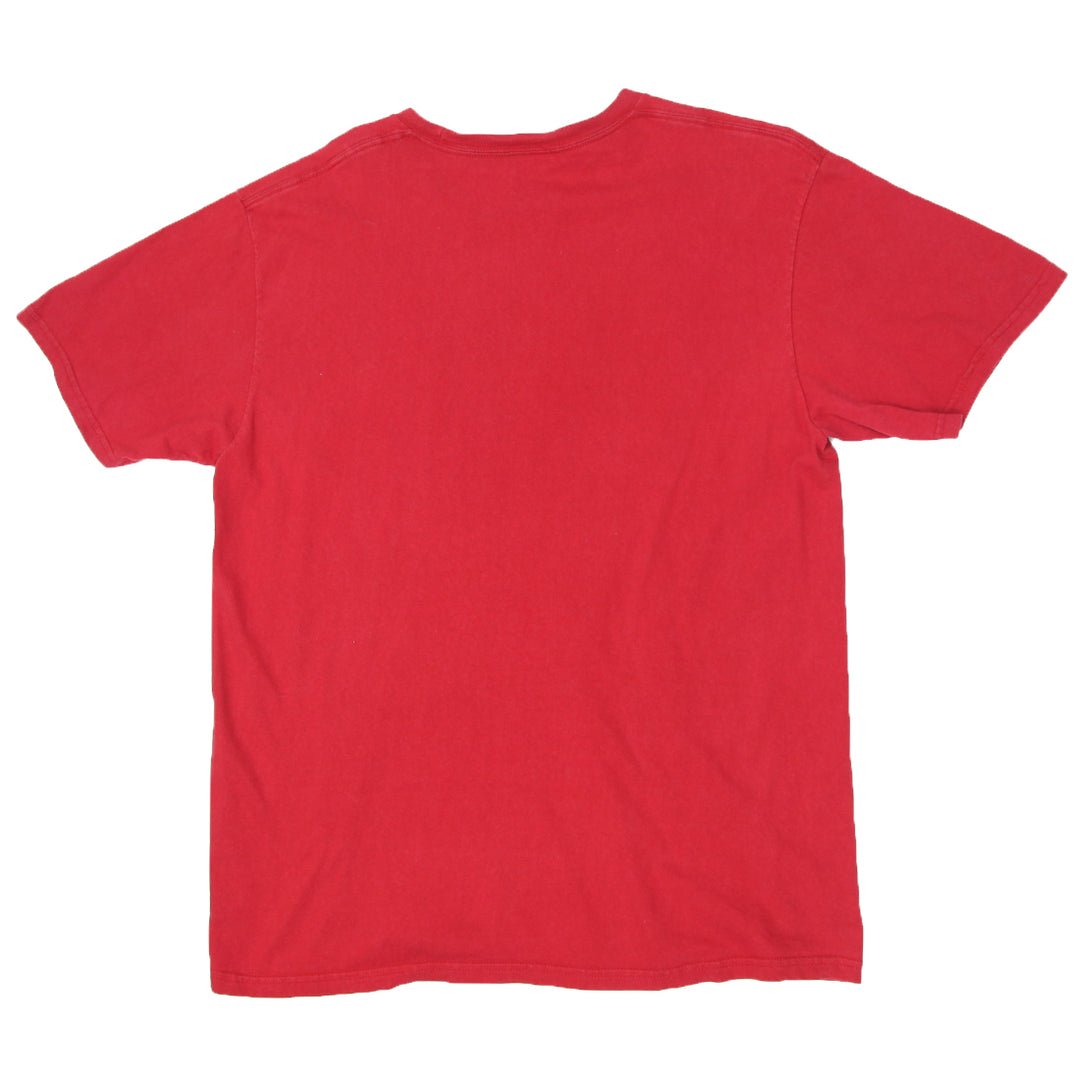 Vintage Nike Athletics Crewneck T-Shirt Red XL