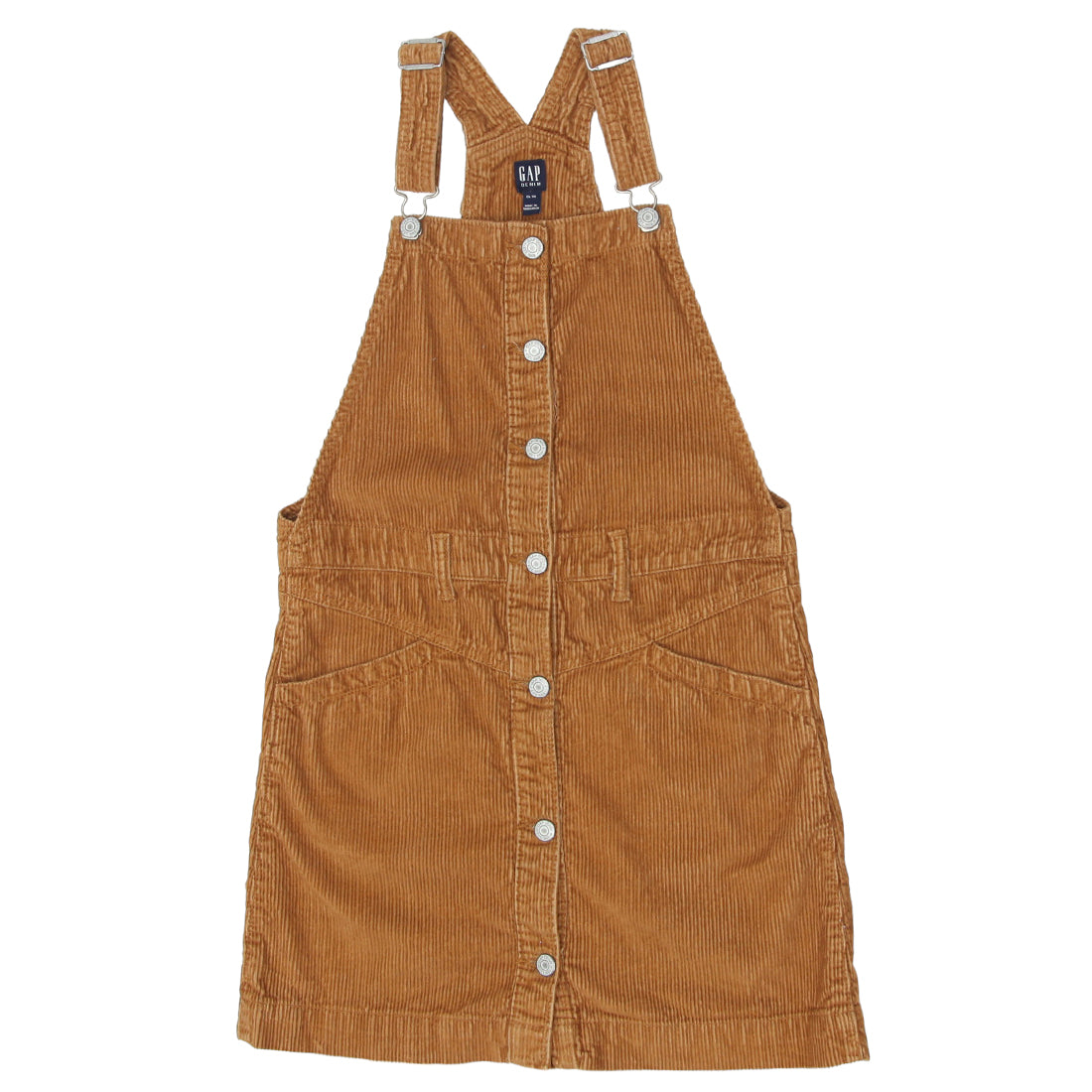 Shop Girls Youth GAP Corduroy Button Down Skirt Overalls Fashion