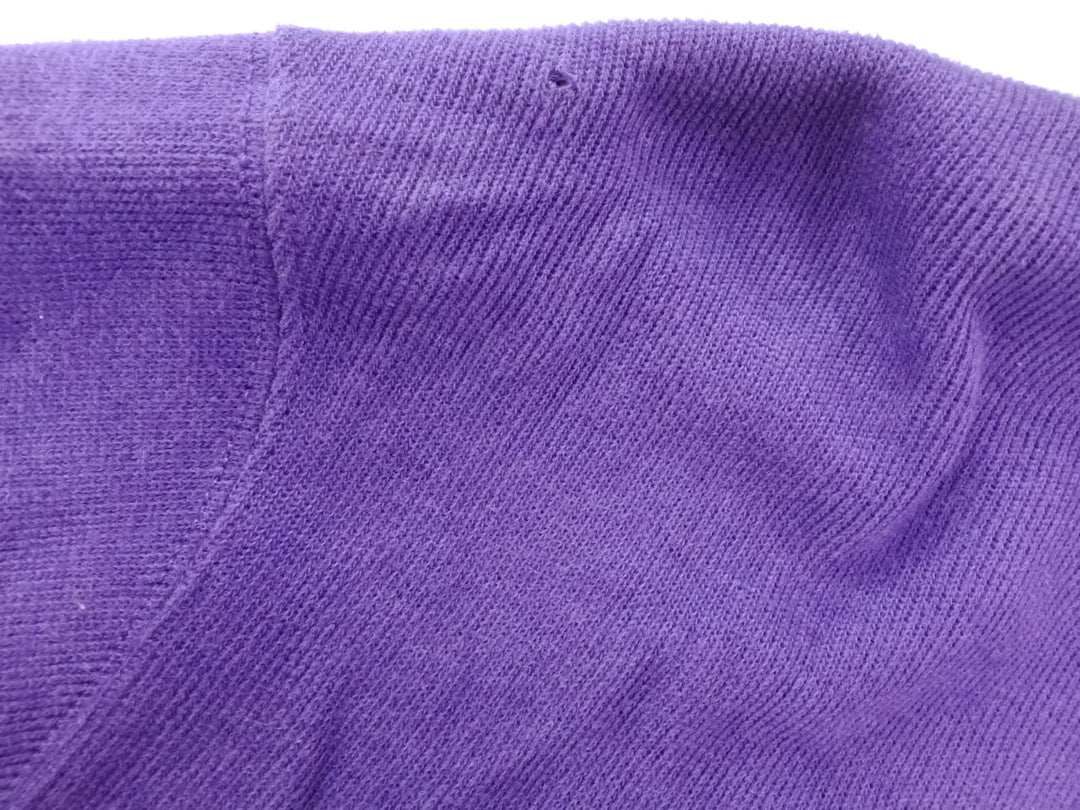 Mens Polo by Ralph Lauren Quarter Zip Purple Sweater