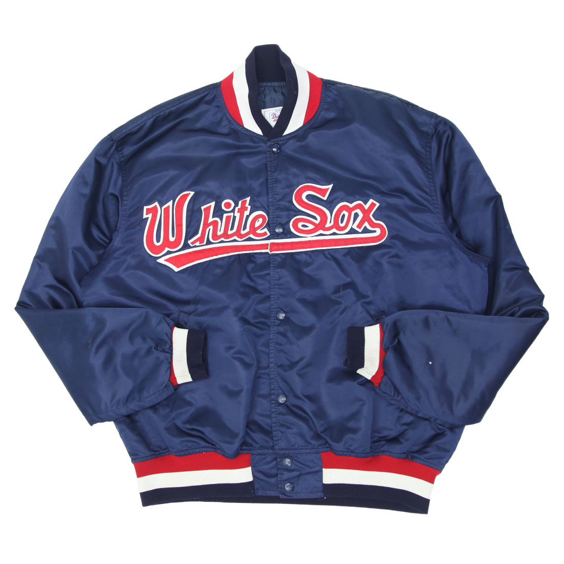 Veste Starter Vintage Chicago White Sox, Collection Diamond, Full-snap, Taille XL, Noir, édition Limitée