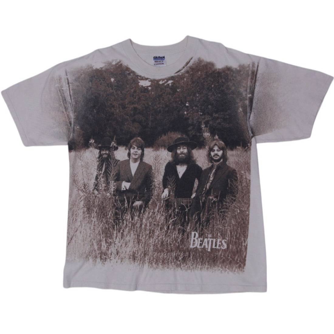 THE BEATLES 1998 ビートルズ Tシャツ Shop Vintage 1998 Beatles All Over Print Graphic T-Shirt Size XL