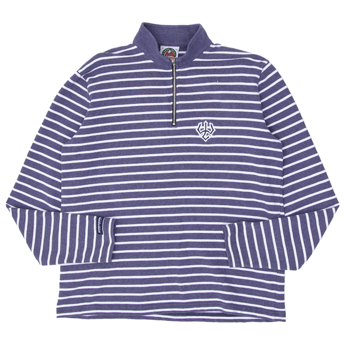 ウェア USED BARBARIAN RAGUBY WEAR Shop Vintage Barbarian Rugby Wear Quarter Zip Striped Rugby