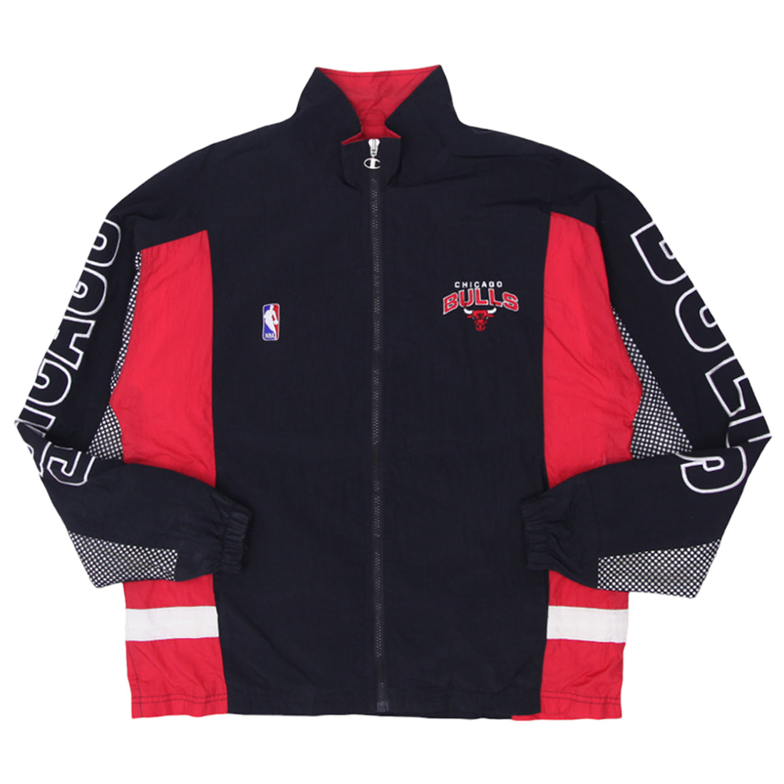 ウェア Champion CHICAGO BULLS WARMUP JACKET Shop Vintage Champion NBA Chicago Bulls Full Zip Jacket | Fashion