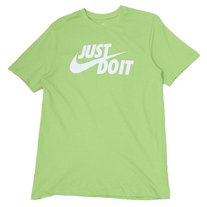 Mens Nike Just Do It Green T-Shirt