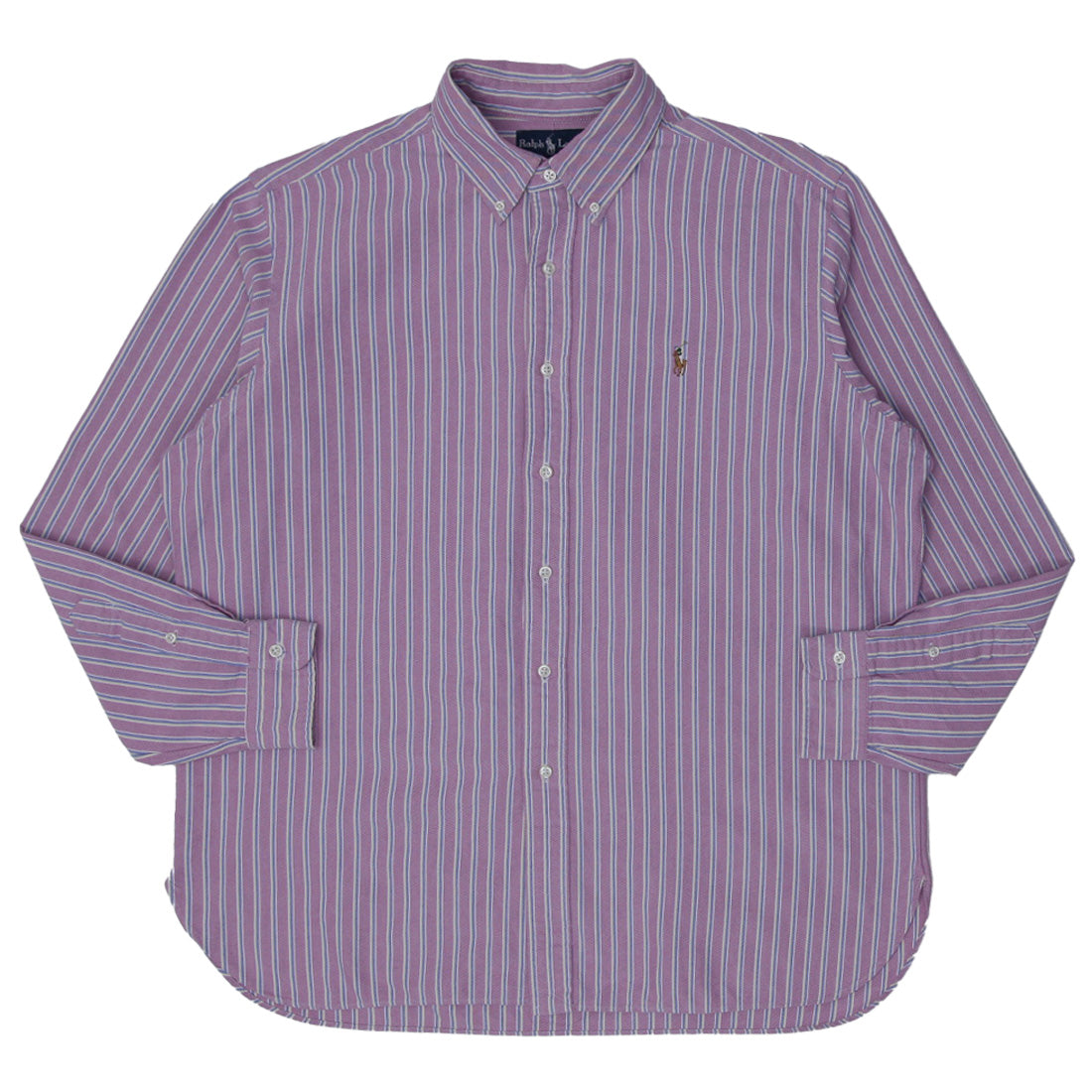 Ralph Lauren CUSTOM FIT long sleeve button down striped shirt men's XXL equivalent / eaa469338