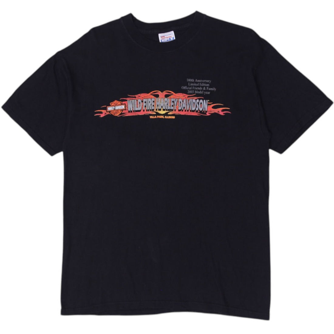 Shop Vintage Mens Hanes Beefy-T Harley Davidson T-Shirt Black
