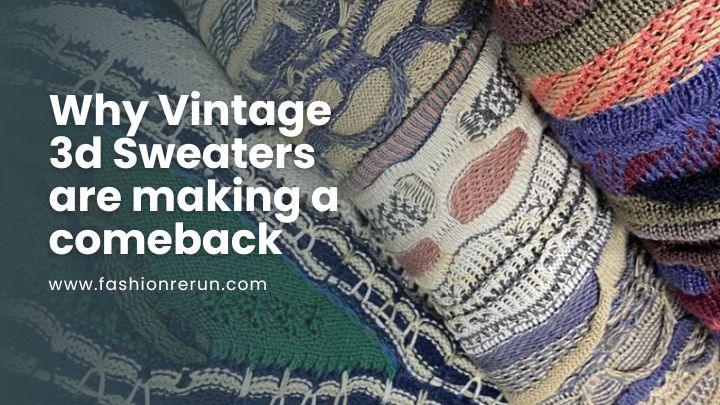 Why Vintage 3d Sweaters are making a comeback