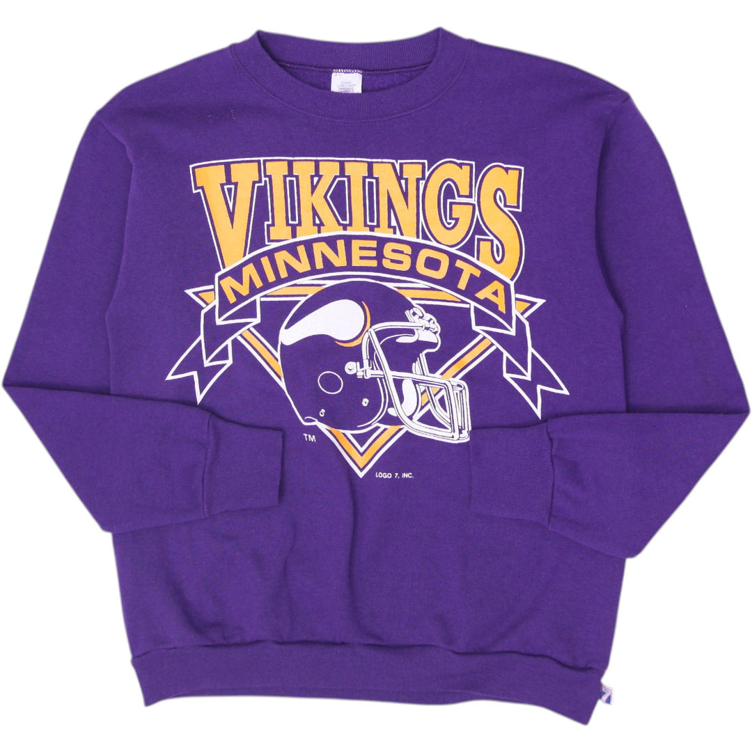 Vintage 90s Minnesota Vikings Vikings Crewneck Sweatshirt Size M