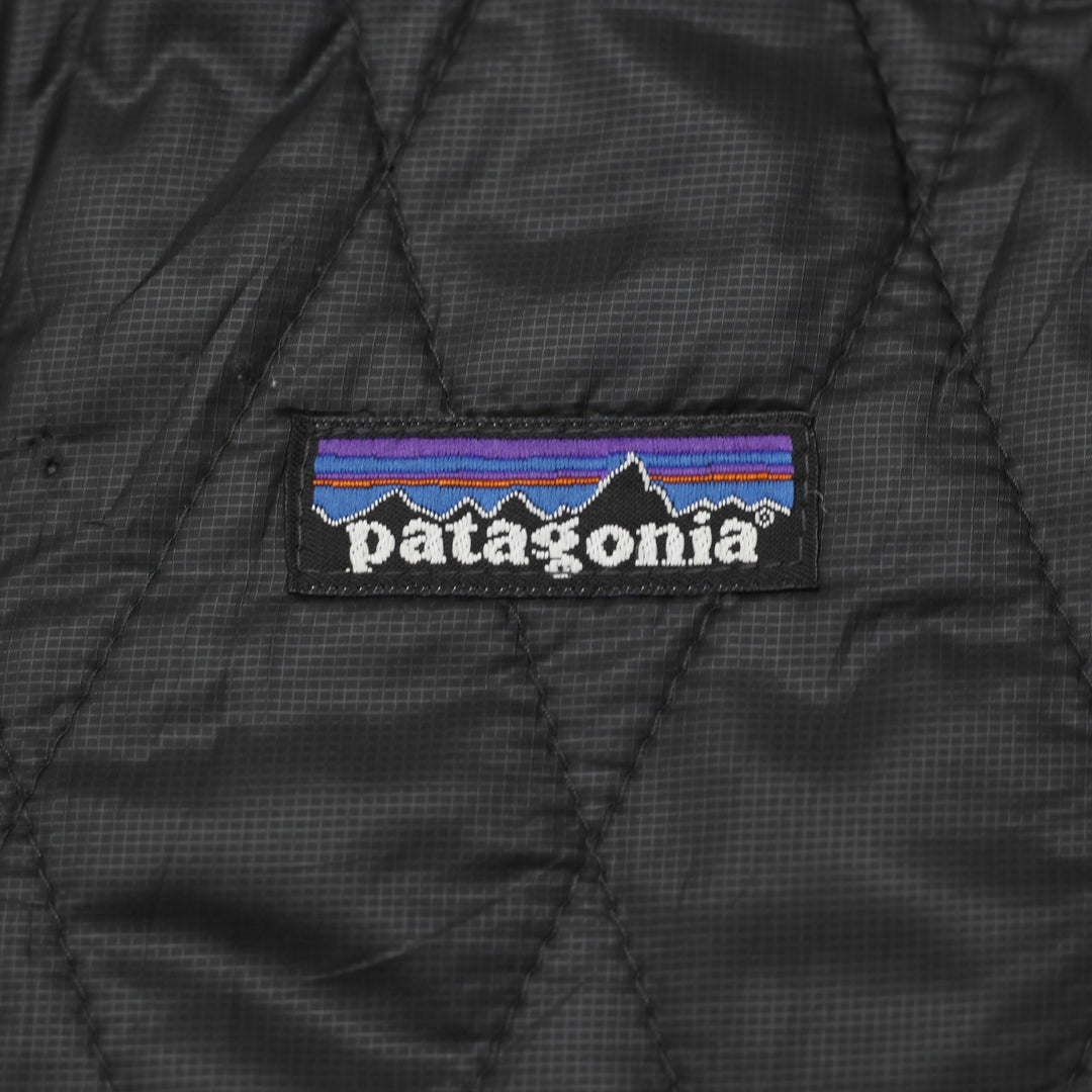 Ladies Patagonia Black Nano Puff Half-Zip Pullover Lightweight Puffer Jacket M
