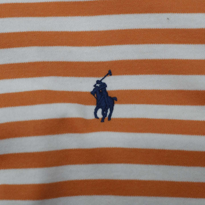 Polo Ralph Lauren Striped Custom Slim Fit Polo Shirt Size M | Migration_T-Shirts - Detail View | Fashion Rerun