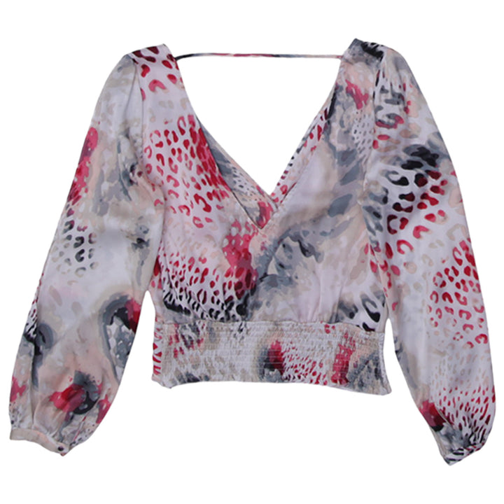 Ladies Bebe Cold Shoulder Long Sleeve Top