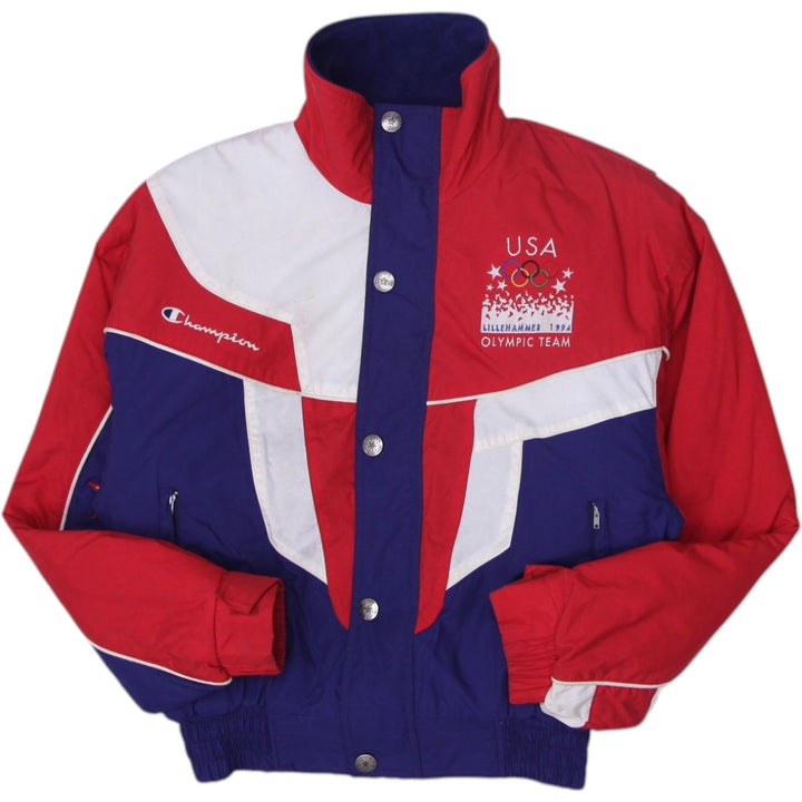 Vintage 1994 Champion Lillehammer Athletic Jacket Made in USA Size M | Migration_Jackets | Fashion Rerun