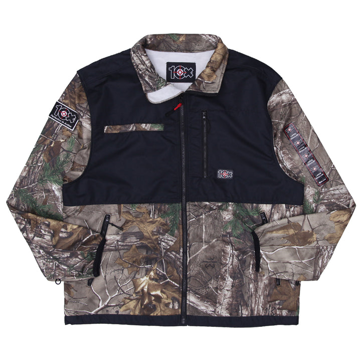 Mens 10X Perfection In Action Realtree Camo Full Zip Jacket - Fashion Rerun Vintage Migration_Jacket