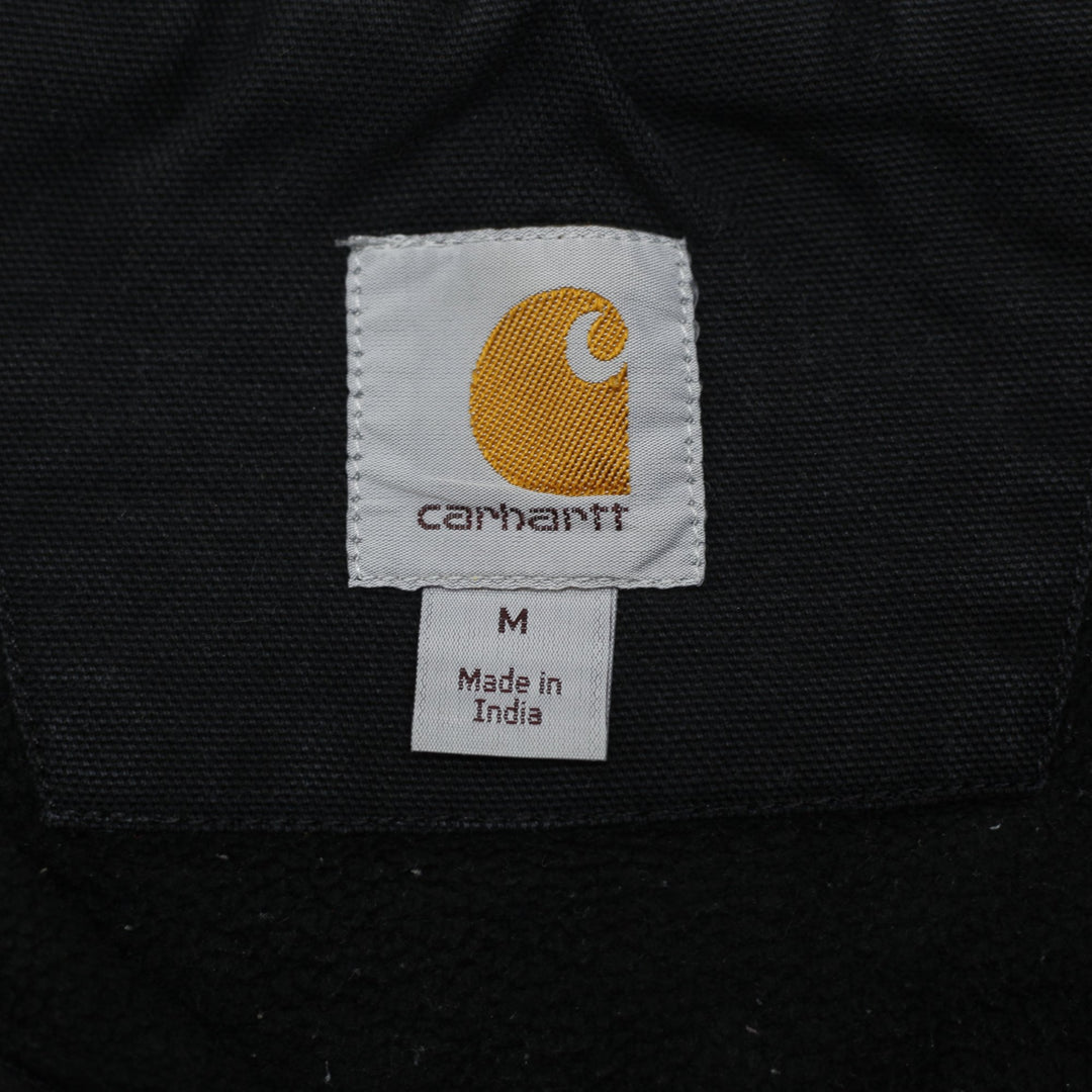 Mens Carhartt 103837 BLK Fall 19 Loose Fit Insulated Hooded Vest Size M