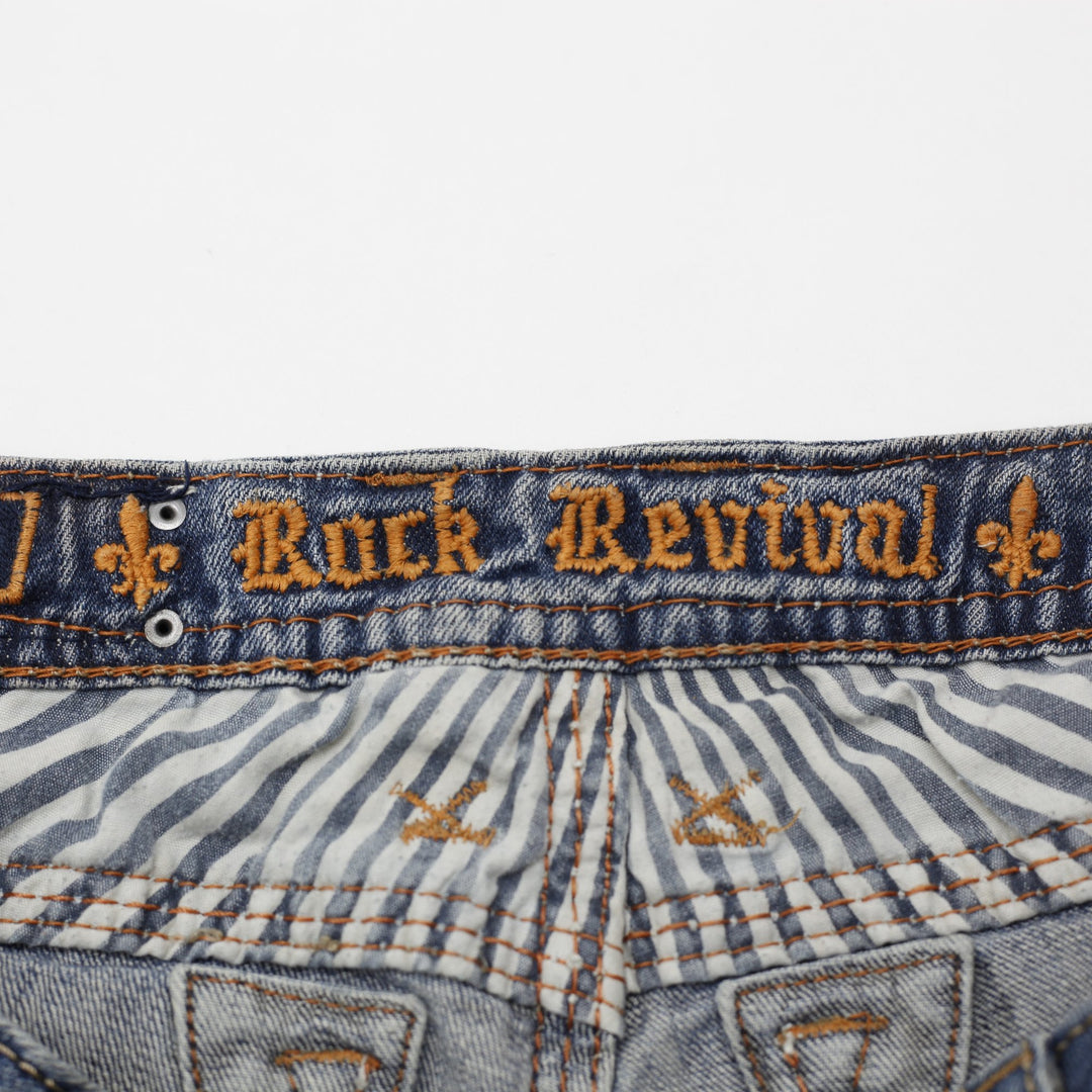 Y2K Ladies Rock Revival "Blair B" Embellished Bootcut Jeans – Premium Stretch