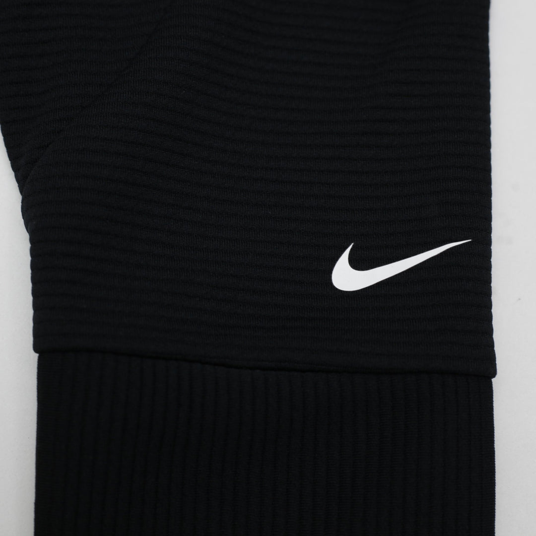 Ladies Nike Dri-FIT Black Boxy Mock Neck Cropped Training Pullover Sweatshirt