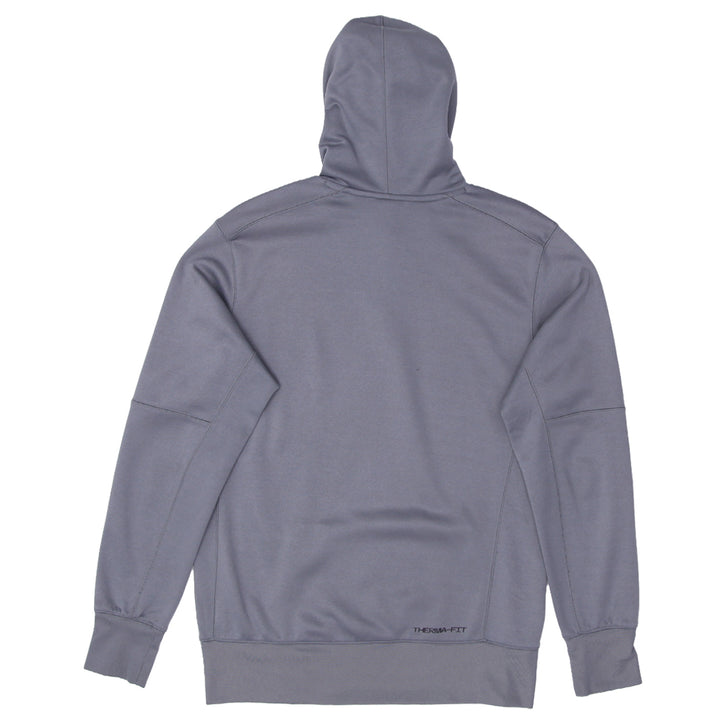 Mens Nike Baseball Thermal-Fit Pullover Hoodie Gray - Fashion Rerun Vintage Migration_Sweaters