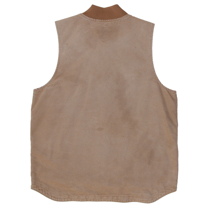 Mens Carhartt 104395-BRN Arctic Quilt Lined Duck Insulated Vest