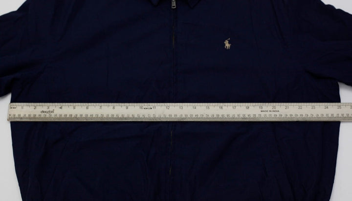 Vintage Polo By Ralph Lauren Navy Harrington Jacket