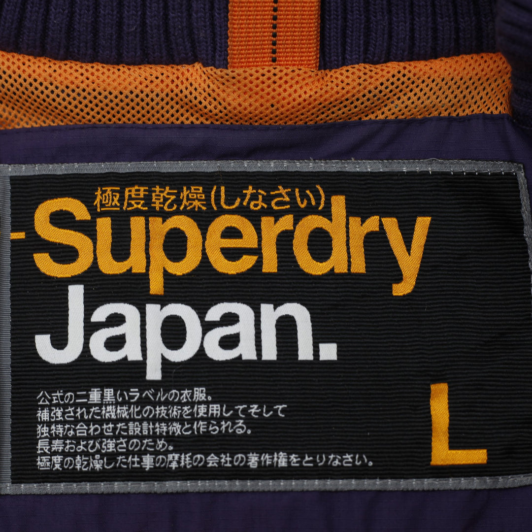 Ladies Superdry Windbomber Ripstop Hooded Bomber Jacket Size L