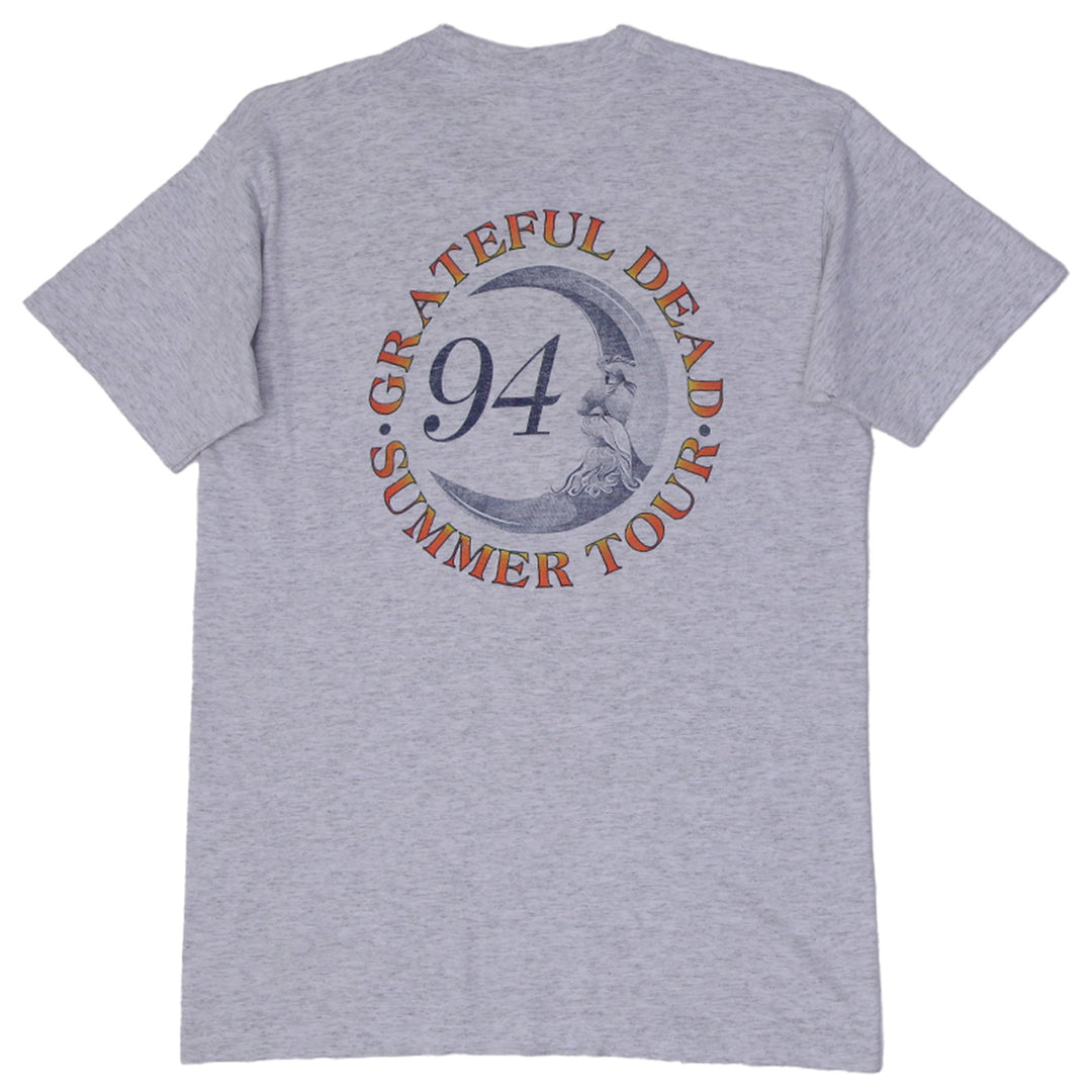 Vintage Mens Grateful Dead 1994 T-Shirt Gray Graphic Tour