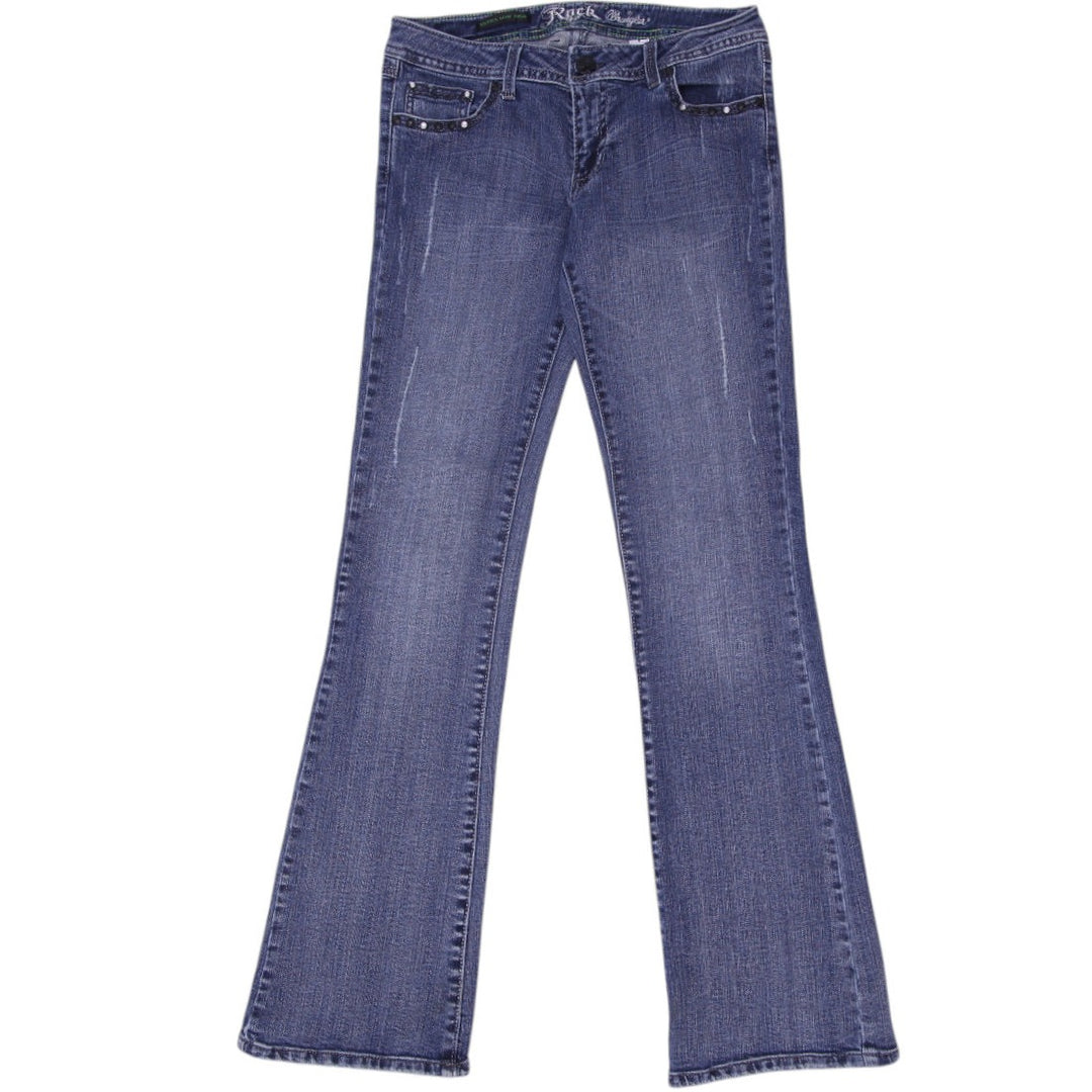 Y2K Womens Rock By Wrangler Ultra Low Rise Flare Jeans | Migration_Jeans & Pants | Fashion Rerun