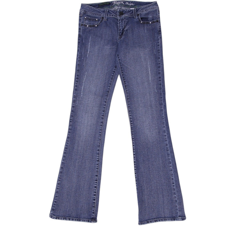 Y2K Womens Rock By Wrangler Ultra Low Rise Flare Jeans | Migration_Jeans & Pants | Fashion Rerun