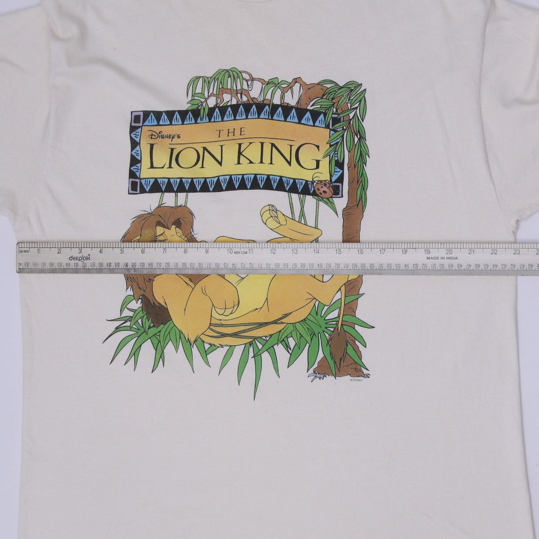 Vintage 90s Disney The Lion King Graphic T-Shirt Hanes Beefy-T Made in USA Single Stitch XL