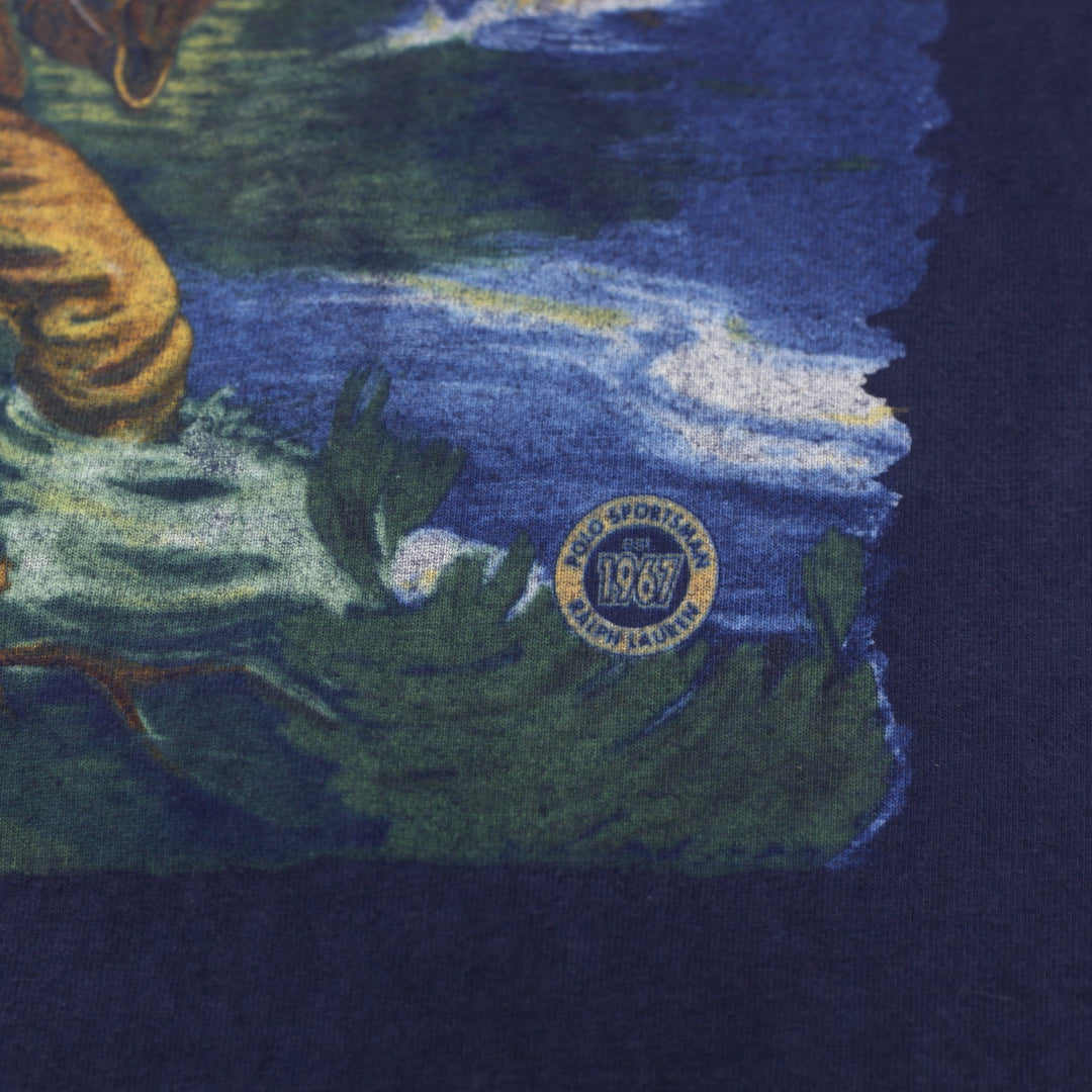 Vintage Polo Country Ralph Lauren Made In USA Turtle Neck Sweatshirt