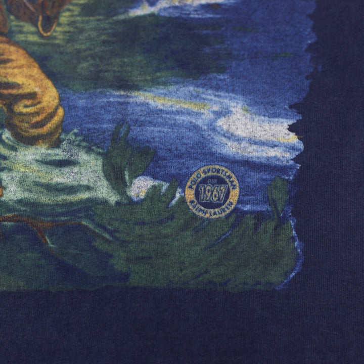 Vintage Polo Country Ralph Lauren Made In USA Turtle Neck Sweatshirt