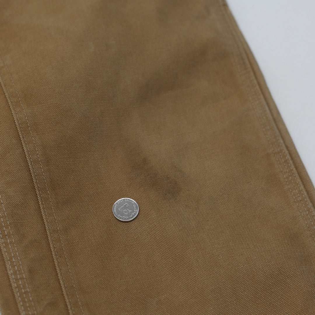 Mens Carhartt B01 BRN Dungaree Fit Double Knee Carpenter Work Pants - Fashion Rerun Vintage Migration_Pants