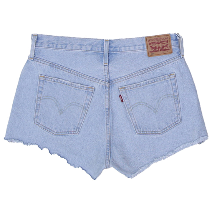 Ladies Levis 501 Button Fly Denim Shorts