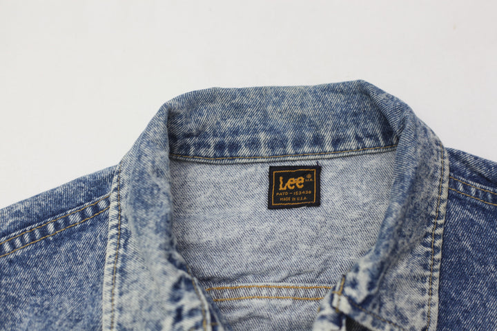 Vintage Lee Riders PATD-153438 Acid Wash Denim Jacket