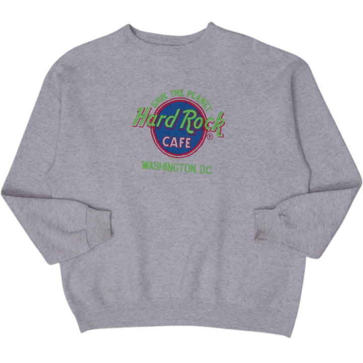 Vintage 90s Hard Rock Cafe Orlando Planet Crewneck Sweatshirt Made in USA Sz XL