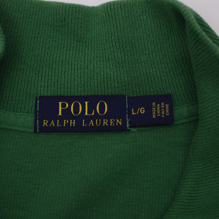 Mens Polo Ralph Lauren 1/4 Zip Cotton Sweater Size L