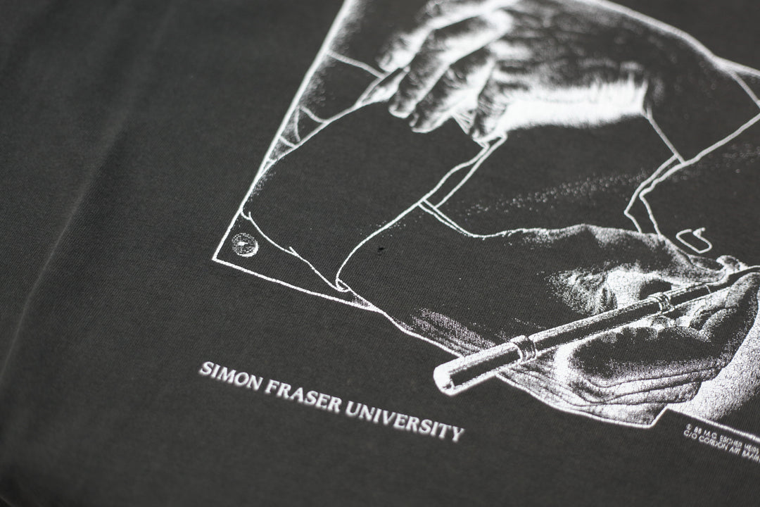 Vintage 88 M.C Escher Heirs Hand T-Shirt S.Stitch Made In USA 
