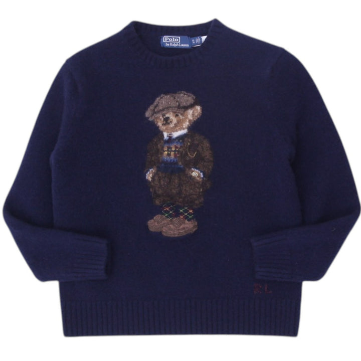 Mens Polo Ralph Lauren Sweater Navy Bear Embroidered Knitwear XL | Migration_Knitwear & Sweaters RL Collectio | Fashion Rerun