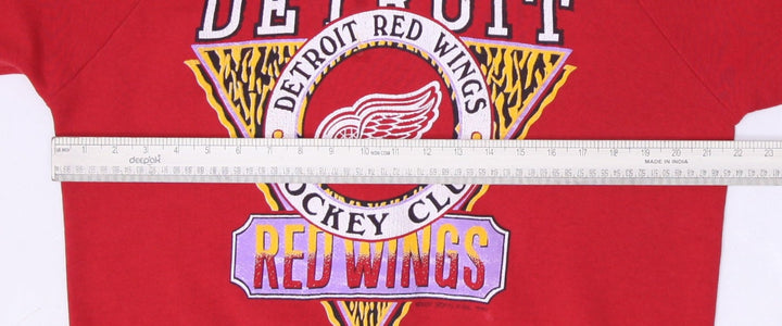 Vintage 1990 NHL Detroit Red Wings Crewneck Sweatshirt Size XL Made in USA | Migration_Sweatshirts - View 10 | Fashion Rerun