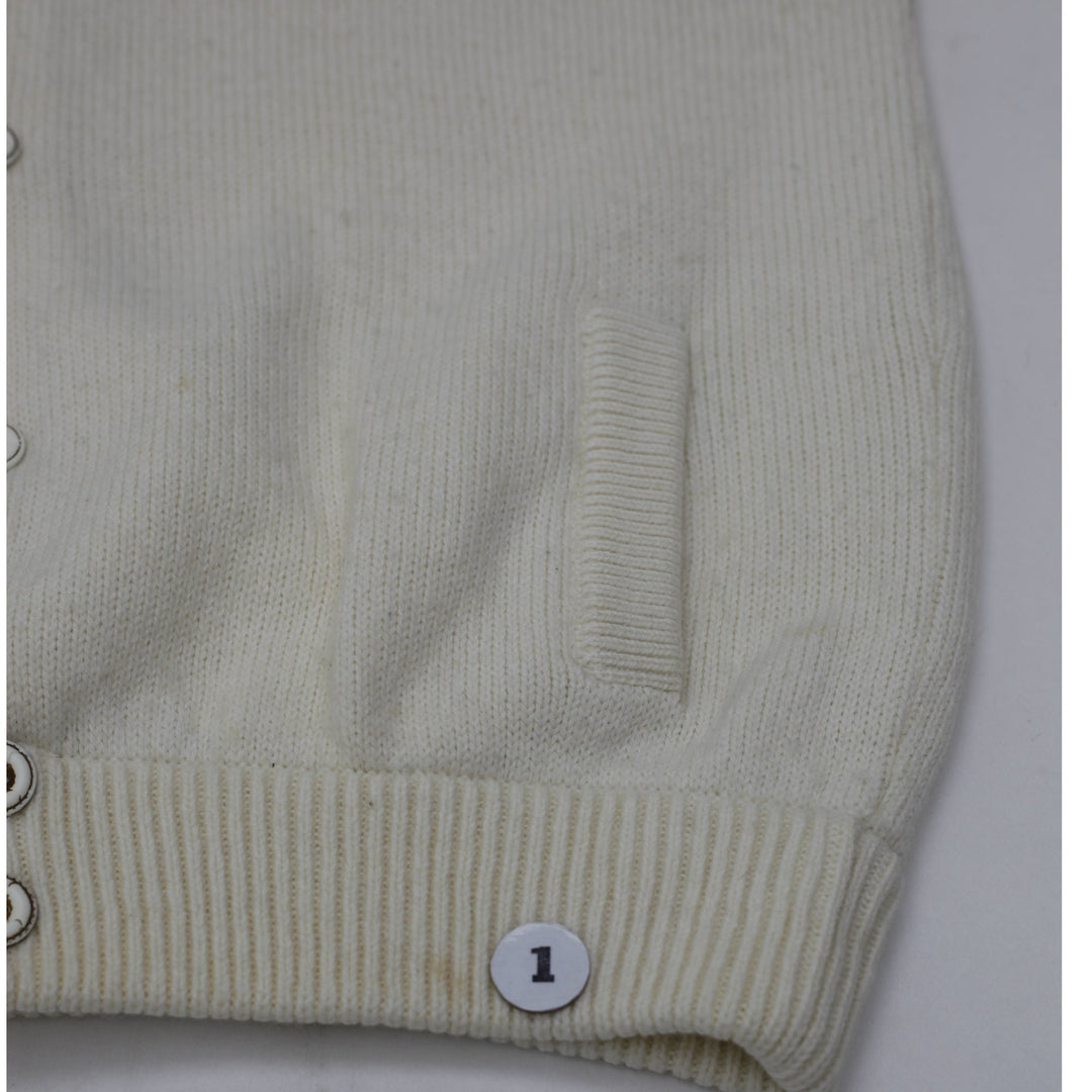 Vintage Chemise Lacoste Knit Button Up Cardigan Sweater