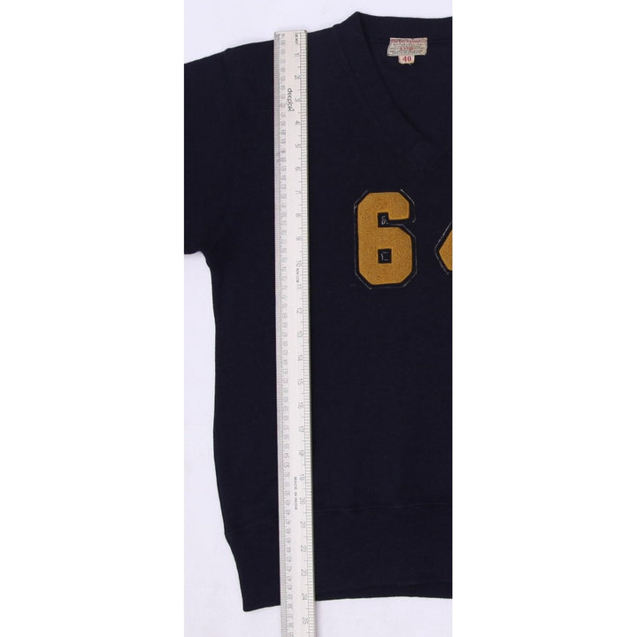 Vintage 1960s UCLA Bruins V-Neck Letterman Navy Sweater Size 40 | Migration_Jumper & Knitwear - View 7 | Fashion Rerun
