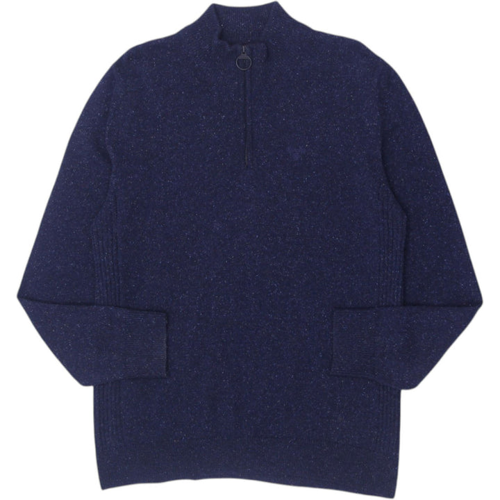 Mens Barbour Quarter Zip Mock Neck Knit Wool Blend Sweater | Migration_Jumper & Knitwear | Fashion Rerun