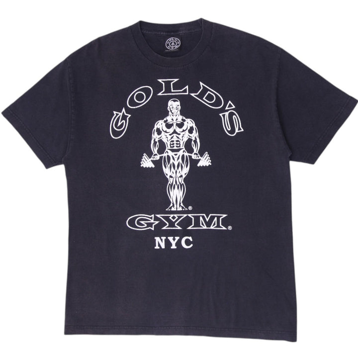 Vintage 90s Gold's Gym NYC "Muscle Joe" T-Shirt USA Made Size L
