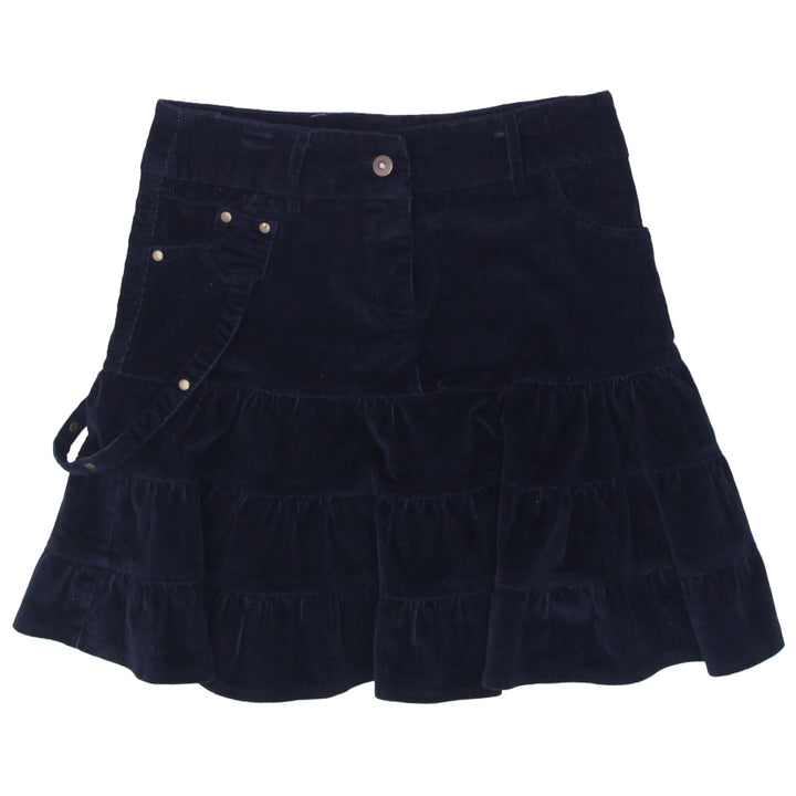 Y2K Ladies Corduroy Ruffled Skirt
