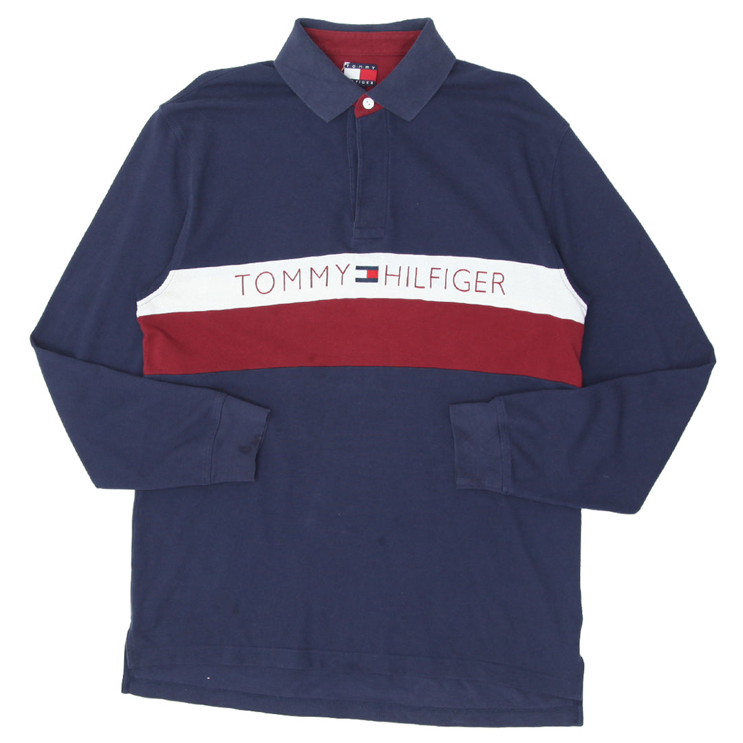 Tommy Hilfiger Vintage Long Sleeve Polo Shirts Long Sleeve Old
