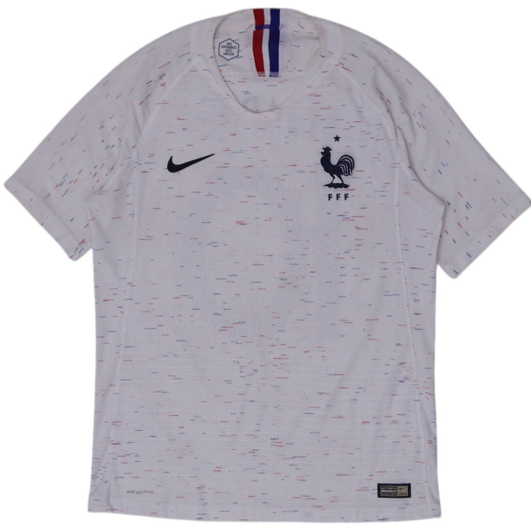 Mens Nike Soccer Jersey White 2018 Graphic FFF Team