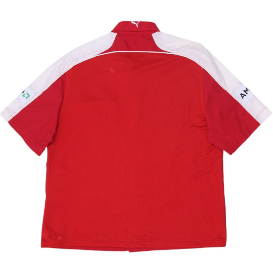 Mens Puma Ferrari Shirt Red Racing Team Logo Short Sleeve XXL | Migration_Shirts - Side View | Fashion Rerun