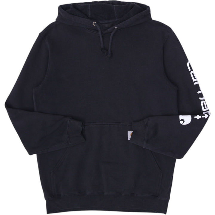 Mens Carhartt Loose Fit Graphic Black Hoodie Size M
