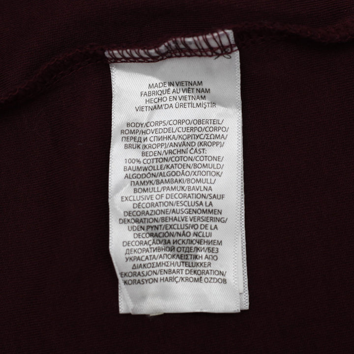 Mens Polo Ralph Lauren Short-Sleeve Polo Shirt Burgundy/Maroon Size M